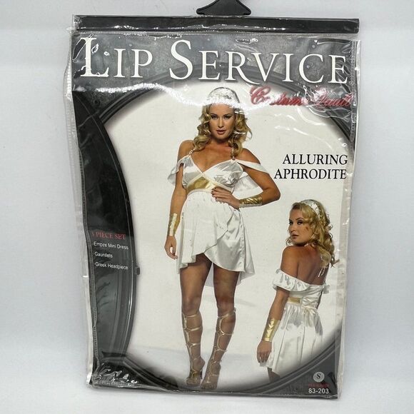 New Lip Service Alluring Aphrodite Costume - Size S - Picture 1 of 6